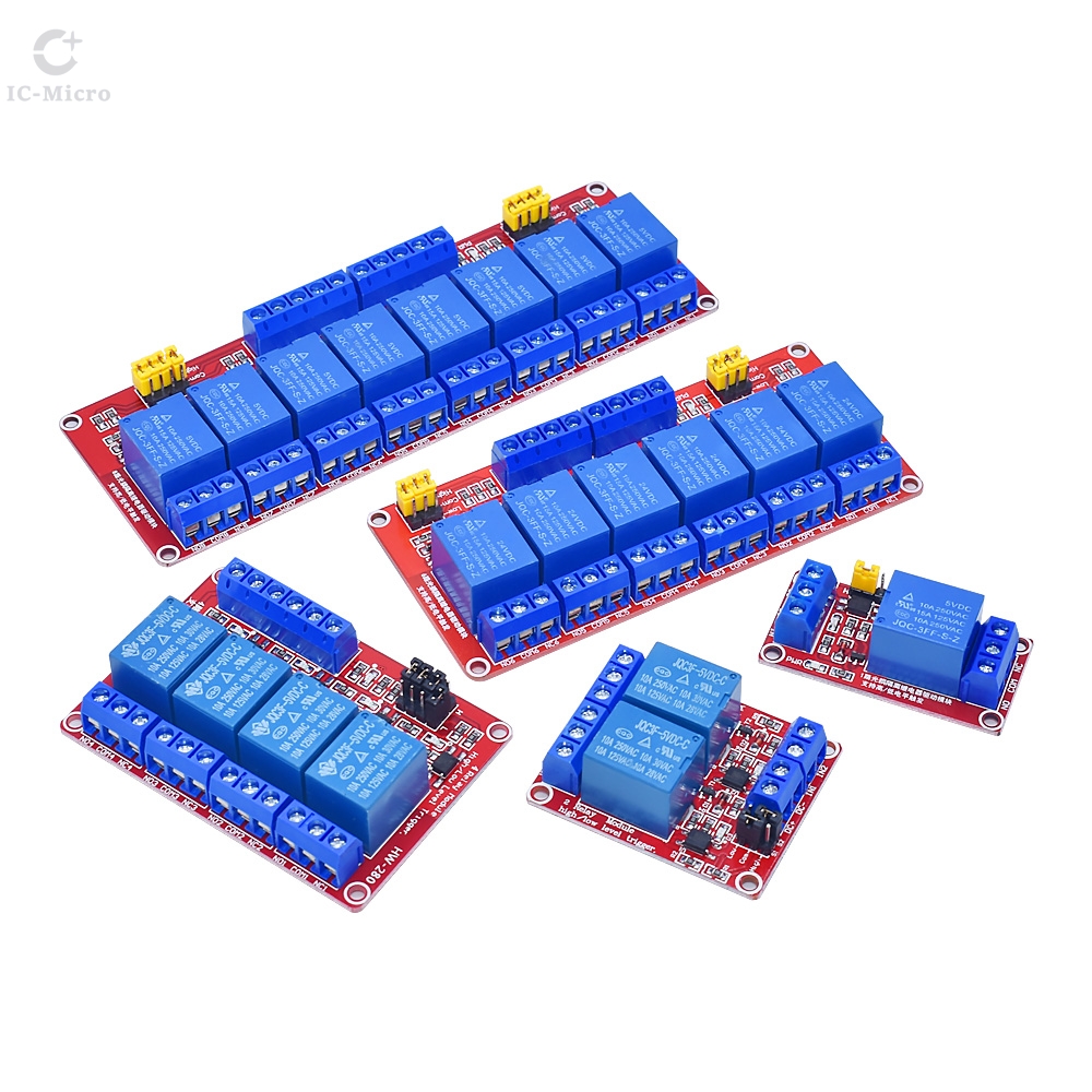 1 2 6 4 8 Channel 5V 12V 24V R - đánh giá và giá Relay 8 Channel Board