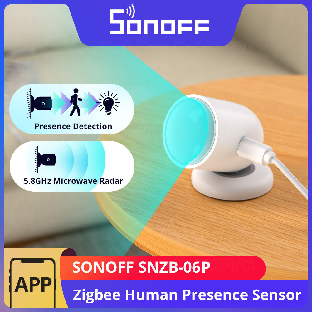 SONOFF SNZB-06P Zigbee Human P - đánh giá và giá Sonoff Basic Switch
