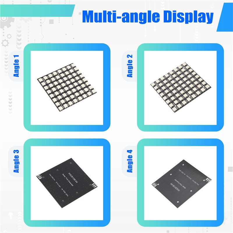 AT82-WS2812 LED 5050 RGB 8X8 L - đánh giá và giá Rgb Led Matrix 8X8
