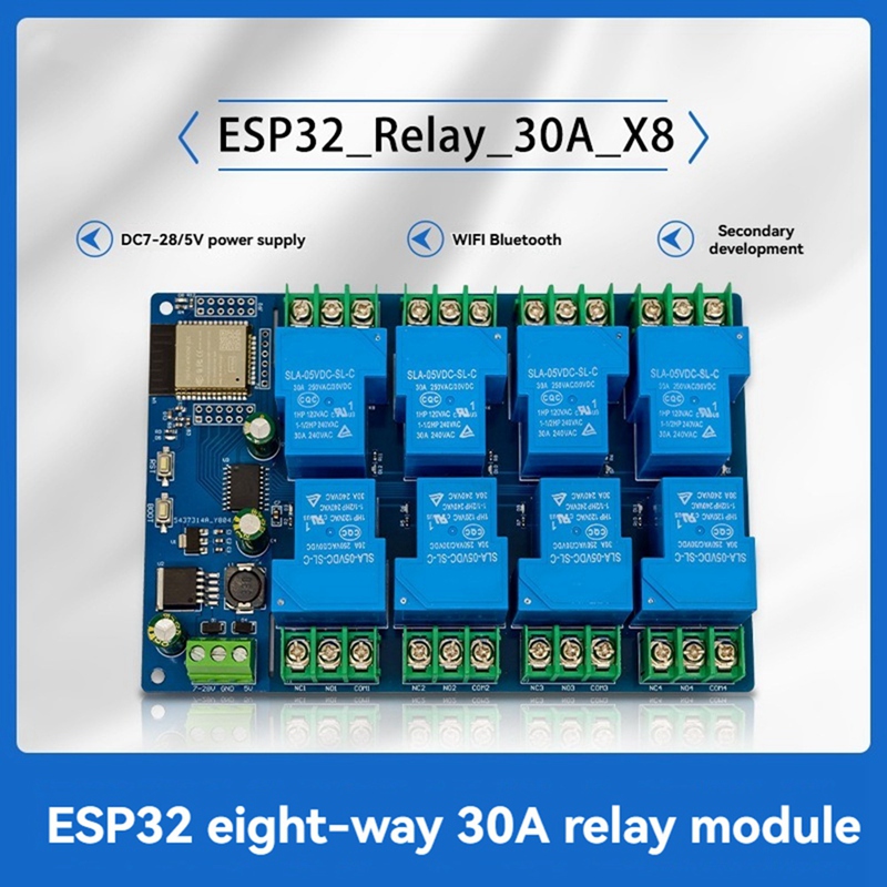 8 Channel Relay Module 30A DC7 - đánh giá và giá Relay 8 Channel Board