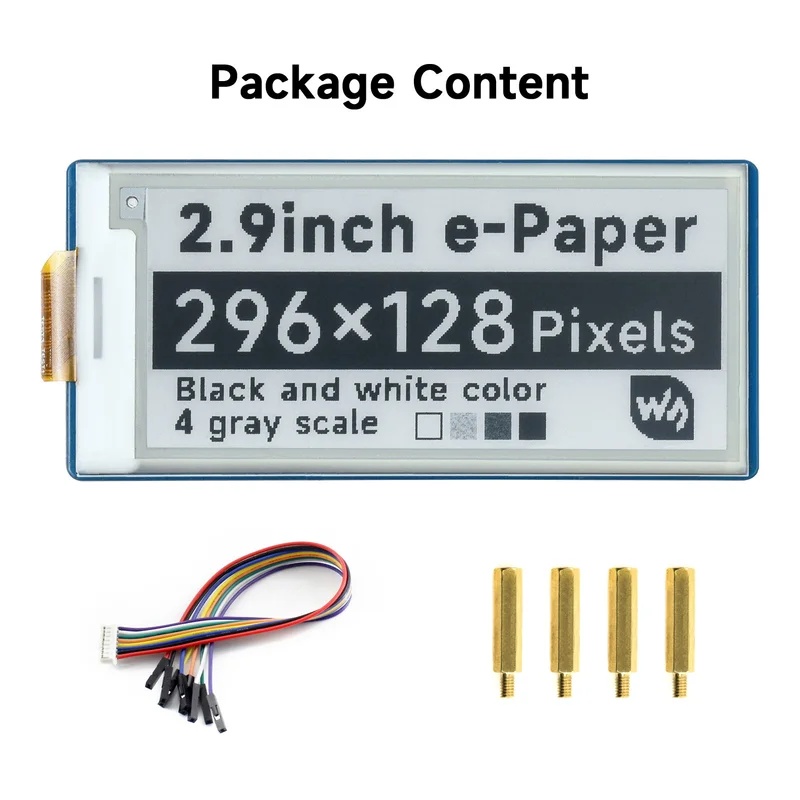 2.9inch E-Paper E-Ink Display  - đánh giá và giá Display Epaper 2.9