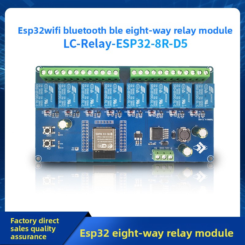 DC5-30V ESP32 Development Boar - đánh giá và giá Relay 8 Channel Board