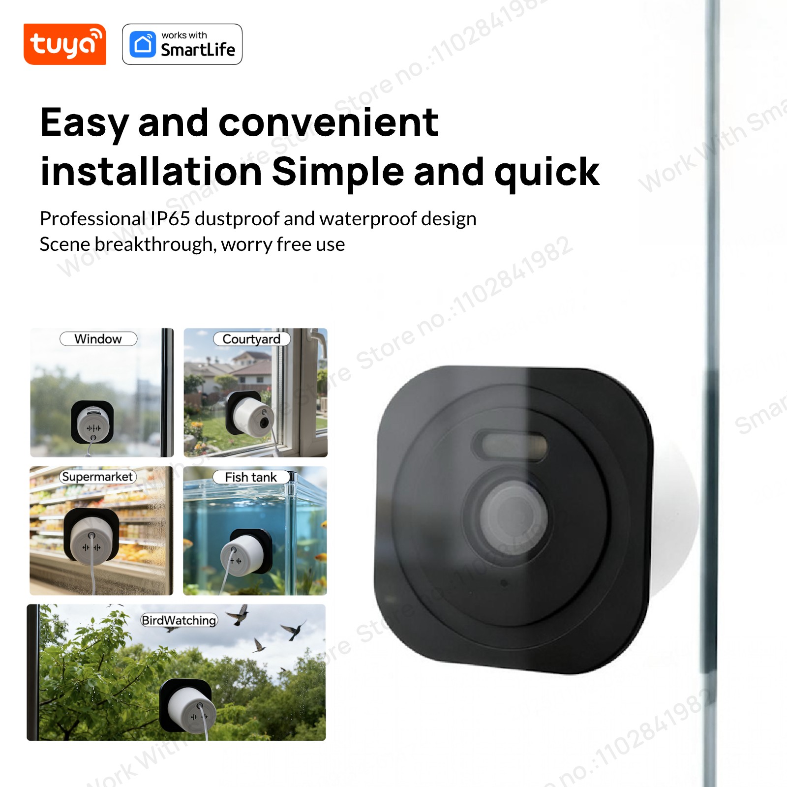 3MP 2K Tuya Window Camera,2.4G - đánh giá và giá Eufy Camera E220