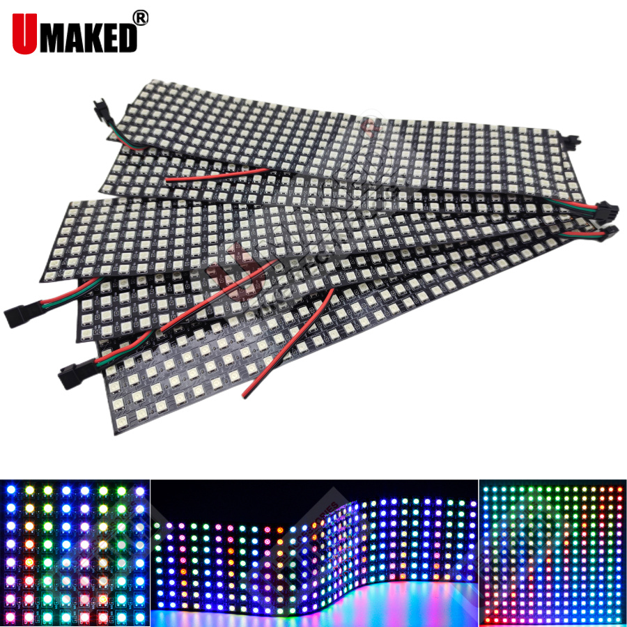 2pcs WS2812B Individually Addr - đánh giá và giá Rgb Led Matrix 8X8