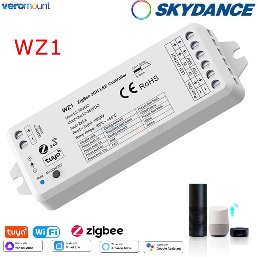 WZ1 Zigbee LED Dimmer 12V 24V  - đánh giá và giá Zigbee Coordinator Stick