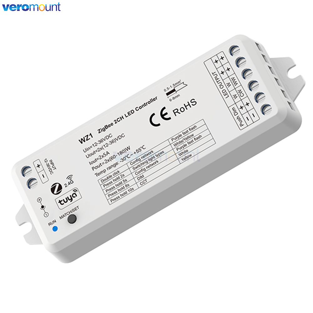 WZ1 Zigbee LED Dimmer 12V 24V  - đánh giá và giá Zigbee Coordinator Stick