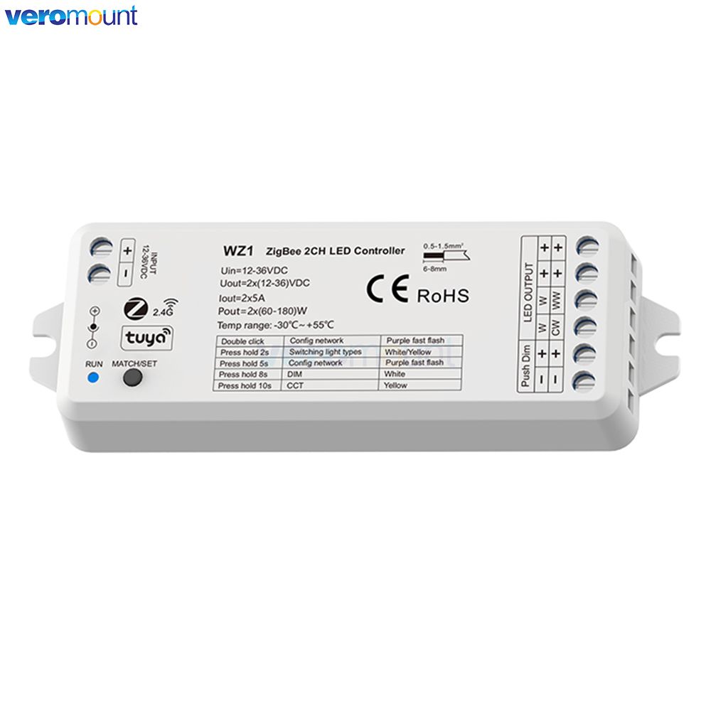 WZ1 Zigbee LED Dimmer 12V 24V  - đánh giá và giá Zigbee Coordinator Stick