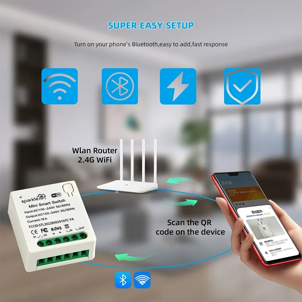 16A Matter WIFI Smart Switch A - đánh giá và giá Home Automation Tutorial