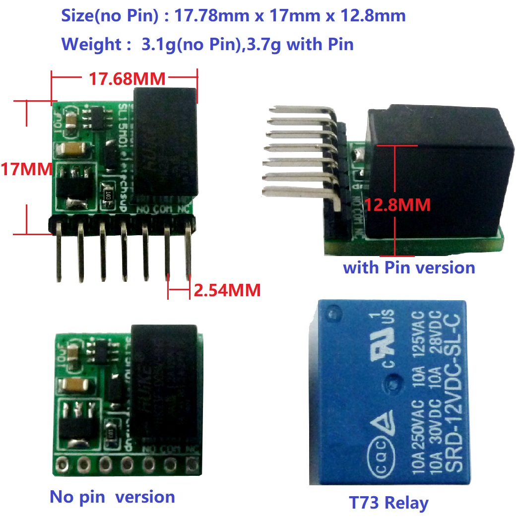 DC 9V 12V 24V 2A Mini Bistable - đánh giá và giá Shelly Relay Module