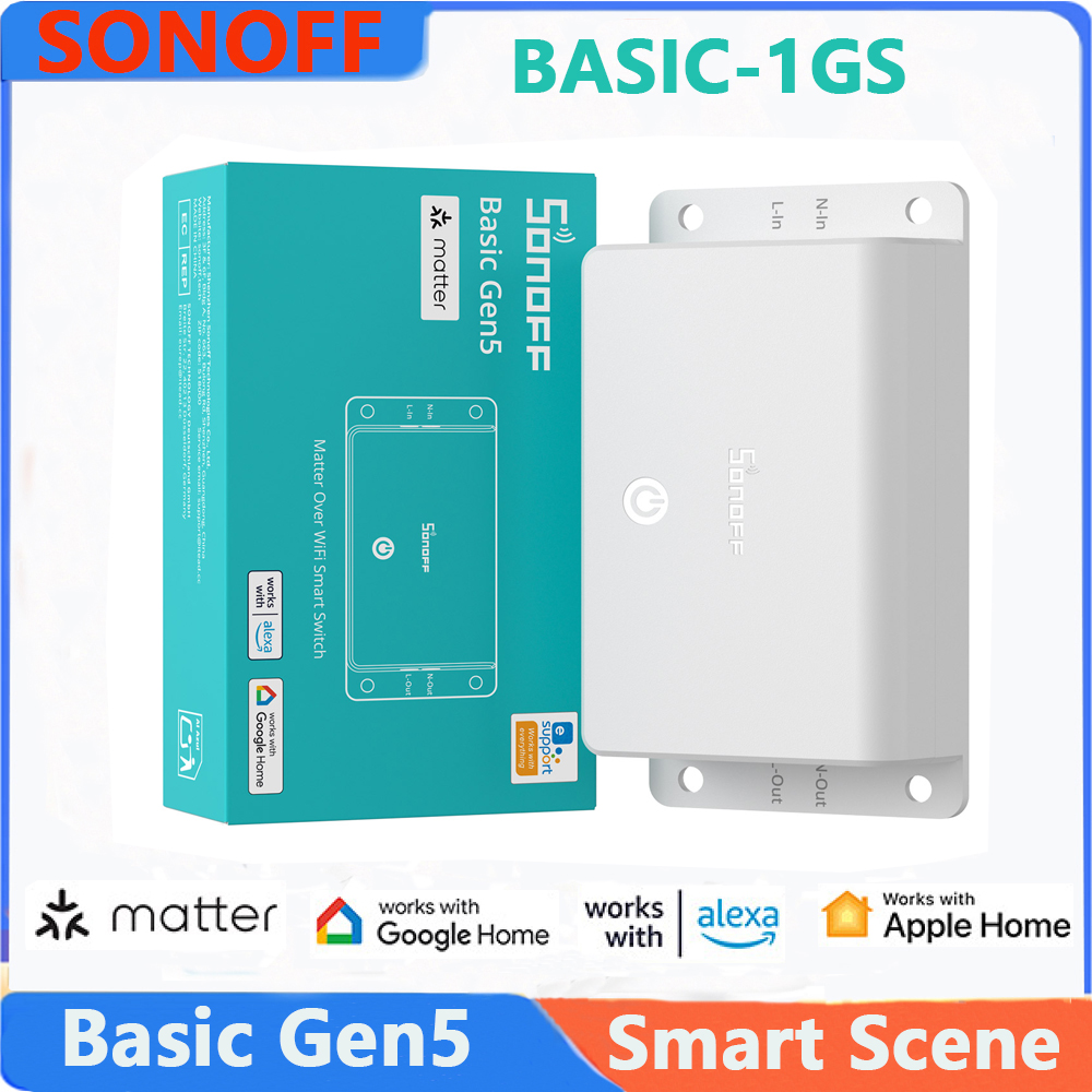 SONOFF Basic Gen5 (BASIC-1GS ) - đánh giá và giá Sonoff Basic Switch