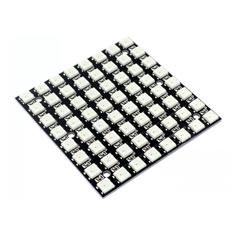WS2812 LED 5050 RGB 8x8 64 Bit - đánh giá và giá Rgb Led Matrix 8X8