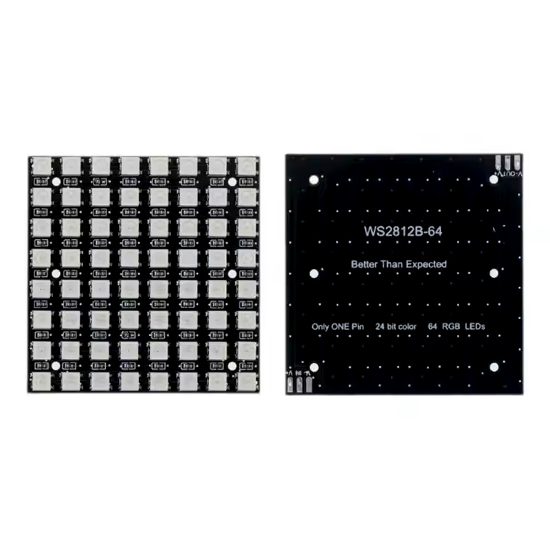 WS2812 LED 5050 RGB 8x8 64 Bit - đánh giá và giá Rgb Led Matrix 8X8
