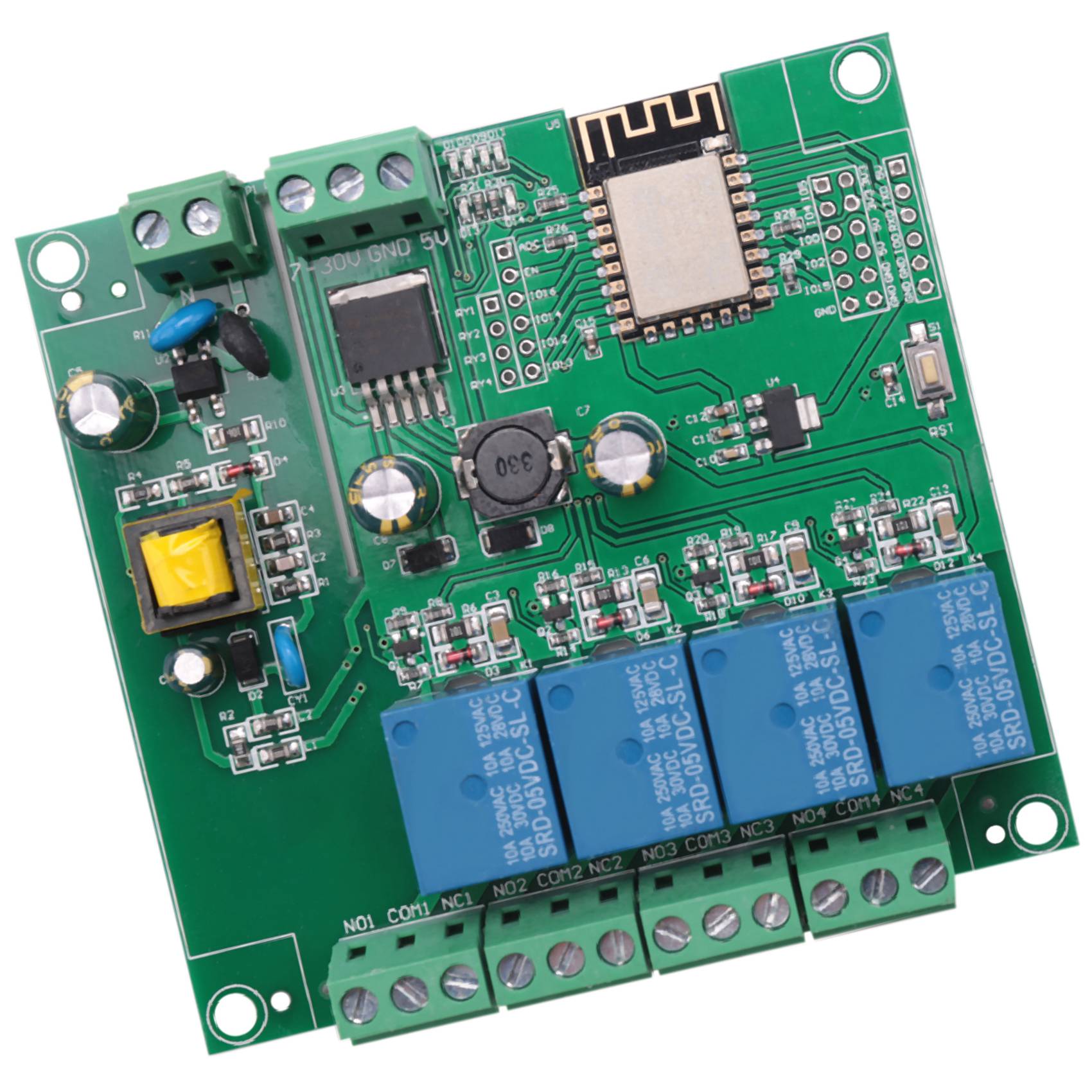 SCLS ESP8266 Wireless WIFI 4 C - đánh giá và giá Relay 8 Channel Board
