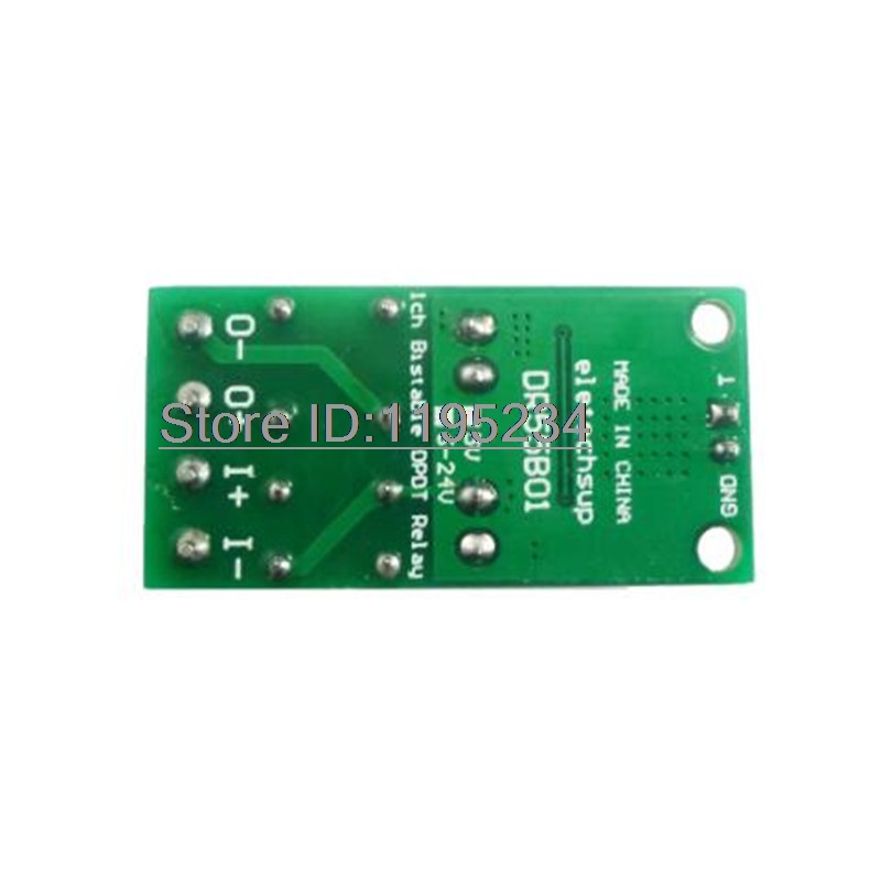 DR55B01 DC 5-24V 2A Bistable F - đánh giá và giá Shelly Relay Module