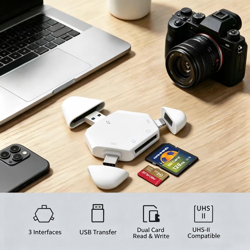 3 In 1 Memory Card Reader With - đánh giá và giá Home Assistant Sd
