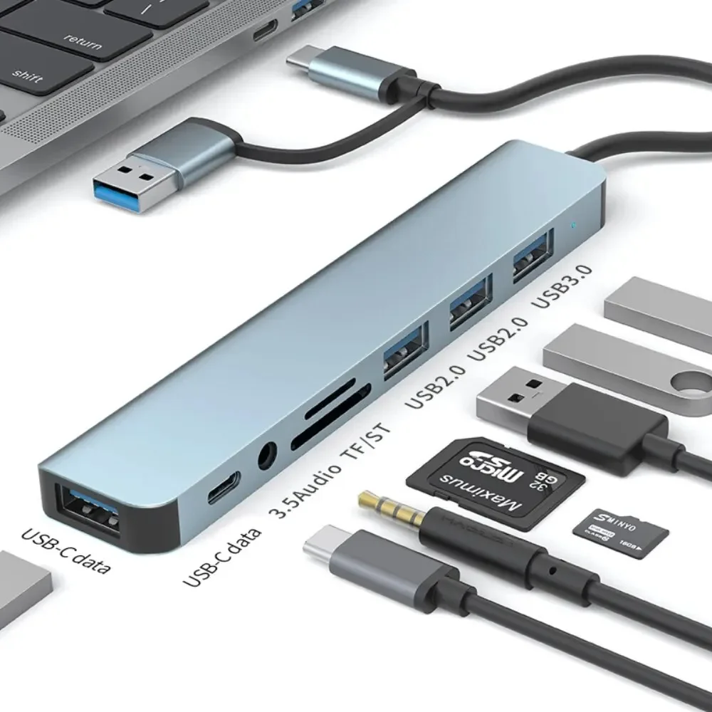 8 In 2 USB-C Hub With 3.0 SD/T - đánh giá và giá Home Assistant Sd
