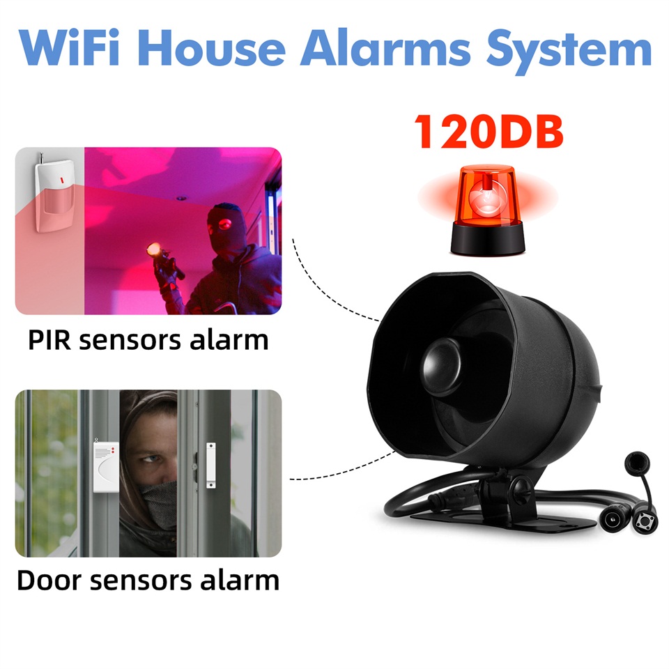KERUI 120db Siren Alarm System - đánh giá và giá Smart Home Automation Diy