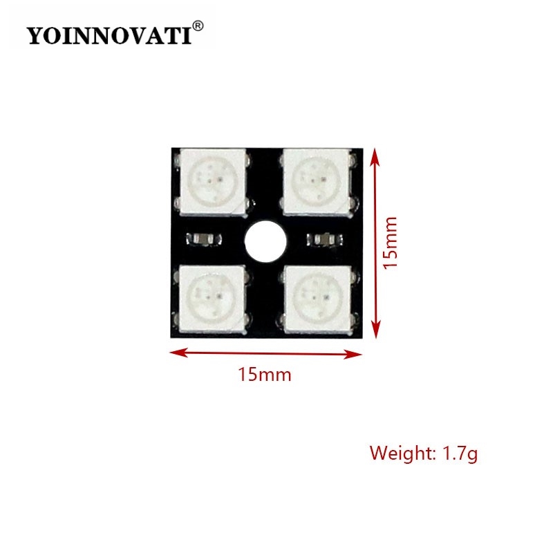 WS2812 LED 5050 RGB 8x8 LED Ma - đánh giá và giá Rgb Led Matrix 8X8