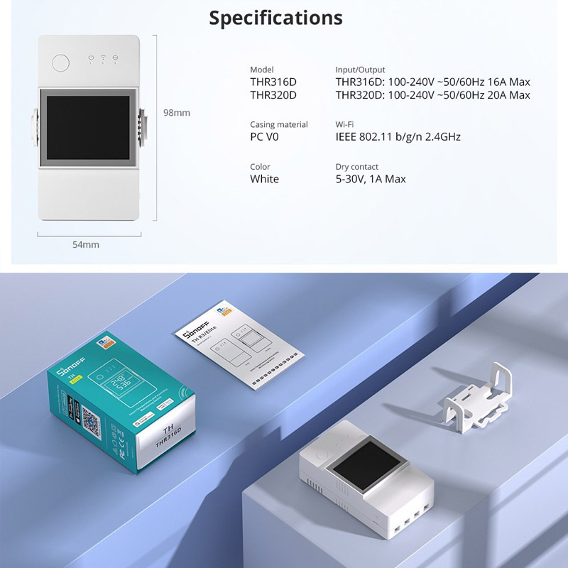 SONOFF POW Elite WiFi Smart Po - đánh giá và giá Sonoff Basic Switch