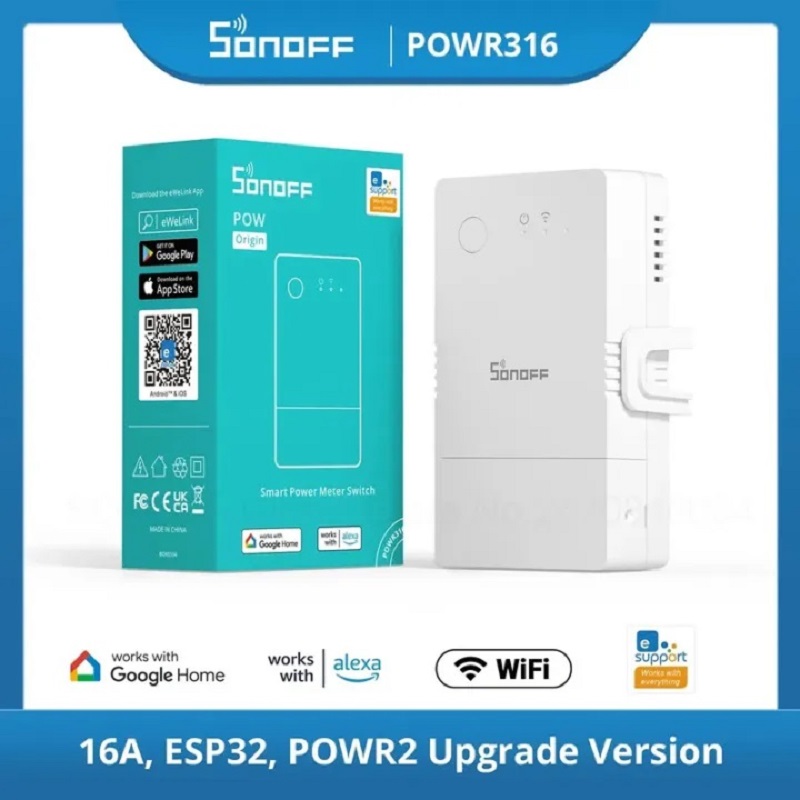 SONOFF POW Origin Powr316 Inte - đánh giá và giá Sonoff Basic Switch