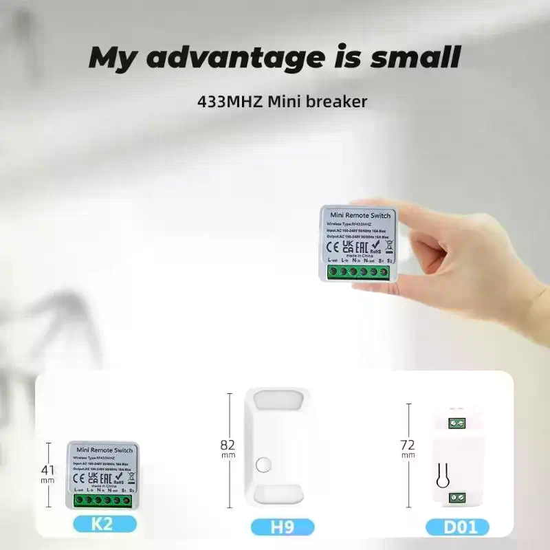 RF 433 MHz Smart Switch Mini D - đánh giá và giá Diy Home Automation Controller