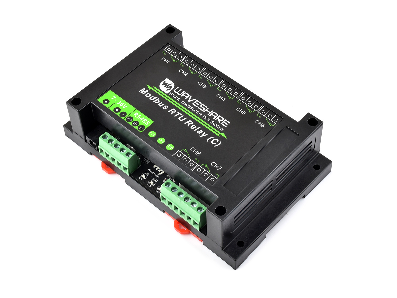 Modbus RTU Relay (C),Modbus RT - đánh giá và giá Shelly Relay Module
